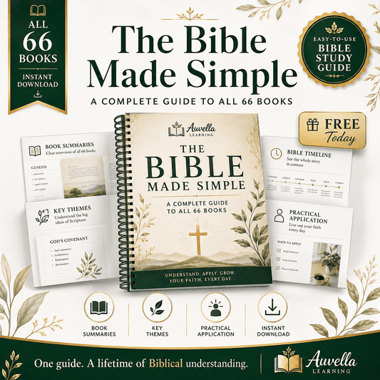The Bible Made Simple — A Complete Guide to All 66 Books (FREE Today)